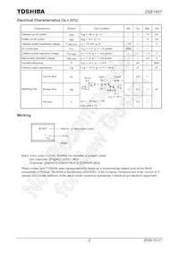 2SB1457 Datasheet Page 2