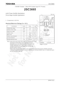 2SC3665-Y Datasheet Copertura