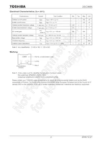 2SC3665-Y Datasheet Pagina 2