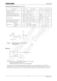 2SC5930(TPF2 Datasheet Pagina 2