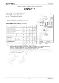 2SC6010(T2MITUM Datasheet Copertura