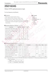 2SD1824GSL Datasheet Copertura