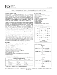 ALD1105SBL Datasheet Copertura