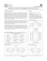 ALD1110ESAL Datasheet Copertura