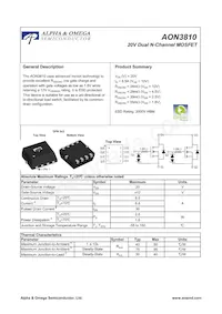 AON3810 Datasheet Copertura