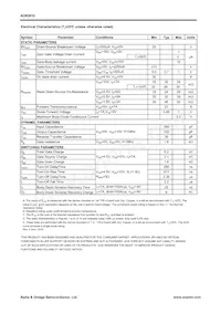 AON3810 Datasheet Pagina 2