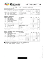 APTM120A65FT1G Datasheet Page 2