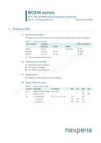 BC846BPN/DG/B3X Datasheet Cover