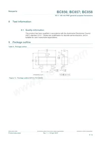 BC857C/DG/B3 Datasheet Pagina 9