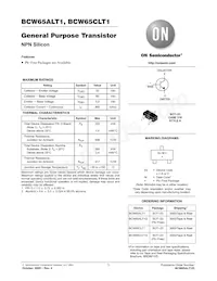 BCW65CLT1 Datasheet Copertura