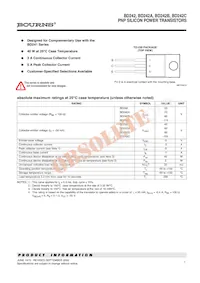 BD242B-S Datasheet Copertura