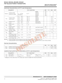 BD242B-S Datasheet Pagina 2