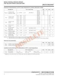 BDX54B-S Datasheet Page 2