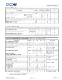 DMC1030UFDBQ-13數據表 頁面 2