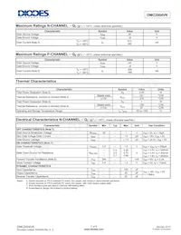 DMC2004VK-7 Datasheet Pagina 2