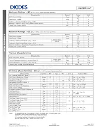 DMC25D1UVT-7 Datasheet Pagina 2