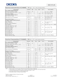 DMC3016LNS-7 Datasheet Pagina 3