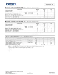 DMC3025LNS-7 Datasheet Pagina 2