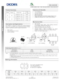 DMC3400SDW-13 Datasheet Copertura