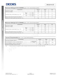 DMC6070LND-7 Datasheet Pagina 2