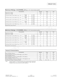 DMG4511SK4-13數據表 頁面 2