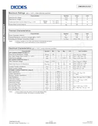 DMG9933USD-13 Datasheet Pagina 2