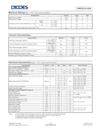 DMN2014LHAB-7 Datenblatt Seite 2