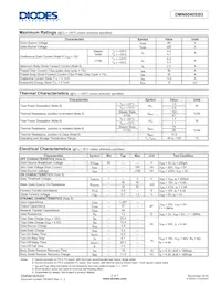 DMN6040SSD-13 Datasheet Page 2
