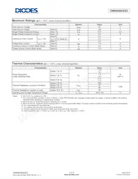 DMN6066SSD-13 Datasheet Page 2