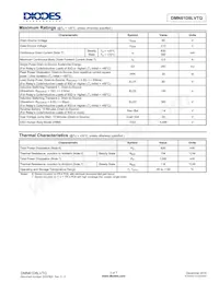 DMN61D8LVTQ-13 Datasheet Pagina 2