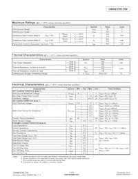 DMN63D8LDW-13 Datasheet Page 2