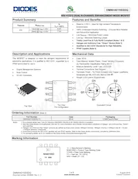 DMNH4015SSDQ-13數據表 封面