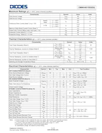 DMNH4015SSDQ-13數據表 頁面 2