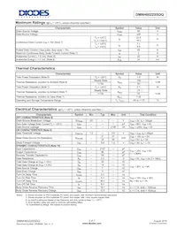 DMNH6022SSDQ-13 Datasheet Pagina 2