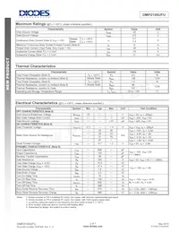 DMP2100UFU-13 Datasheet Pagina 2