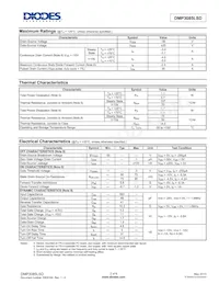 DMP3085LSD-13 Datasheet Page 2
