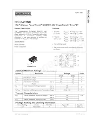 FDC6432SH Datenblatt Cover