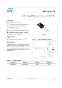 MD2009DFX Datenblatt Cover