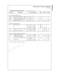 MPSA18_D75Z Datasheet Pagina 2