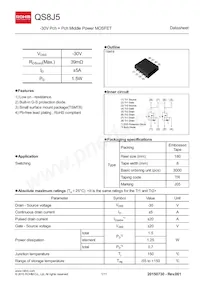 QS8J5TR Datasheet Cover