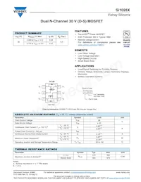 SI1028X-T1-GE3數據表 封面
