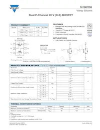 SI1967DH-T1-E3 Datasheet Copertura