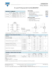 SI3585CDV-T1-GE3 Datenblatt Cover