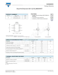 SI3948DV-T1-E3 Datenblatt Cover