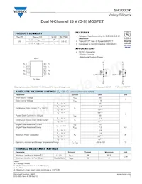 SI4200DY-T1-GE3 Datasheet Copertura