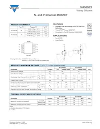 SI4505DY-T1-GE3 Datasheet Cover