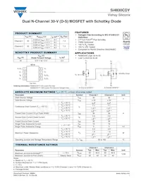 SI4830CDY-T1-E3 Datasheet Copertura