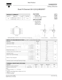SI4925DDY-T1-GE3 Datasheet Cover