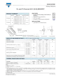 SI5515CDC-T1-GE3 Datasheet Copertura