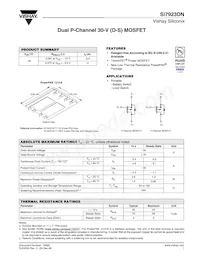 SI7923DN-T1-GE3 Datenblatt Cover